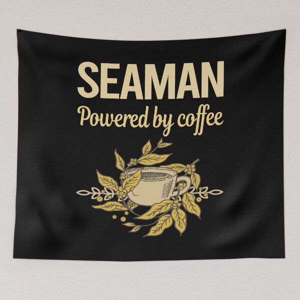 Item preview, Powered By Coffee Seaman designed and sold by cossinulsesj.