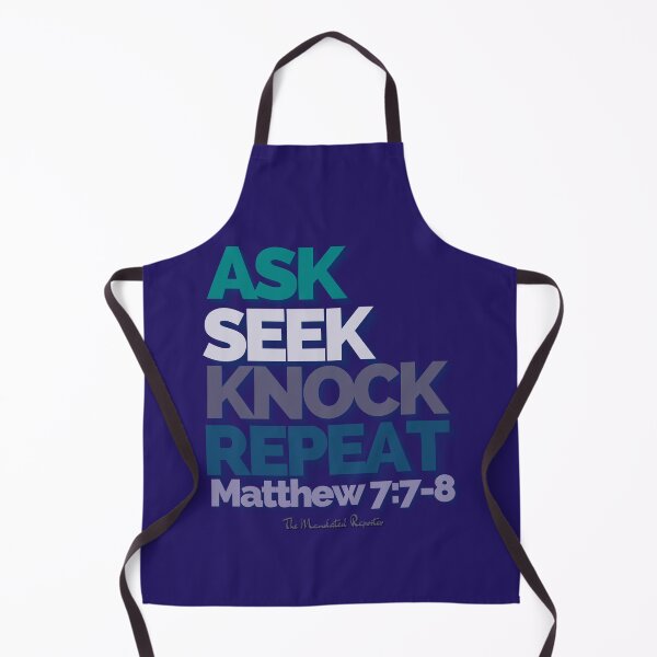 Item preview, Ask Seek, Knock Repeat - Dark Purple designed and sold by TheReporter1.