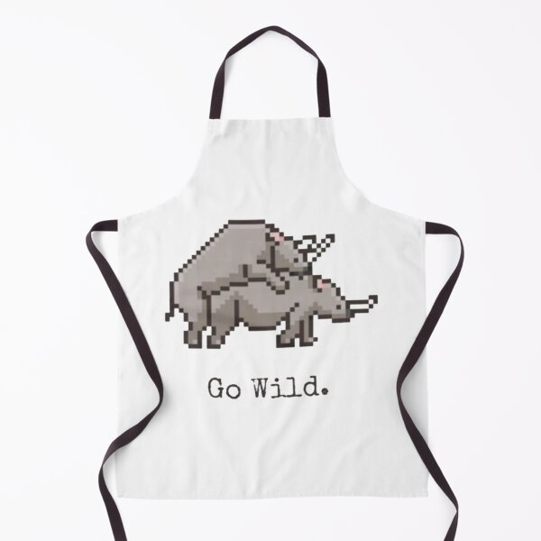 Item preview, RHINOS GO WILD PIXEL designed and sold by . OPAGANG.