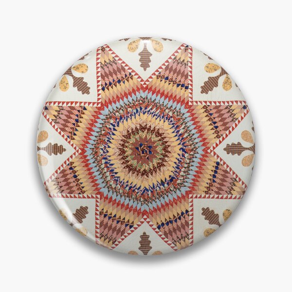 Item preview, Quilt, Star of Bethlehem (1845-48) First Baptist Church, Perth Amboy designed and sold by unsung.art [].