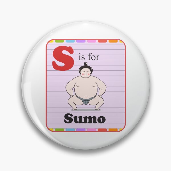 Item preview, Cute Sumo Alphabet Card - S if for Sumo designed and sold by Salukeart.