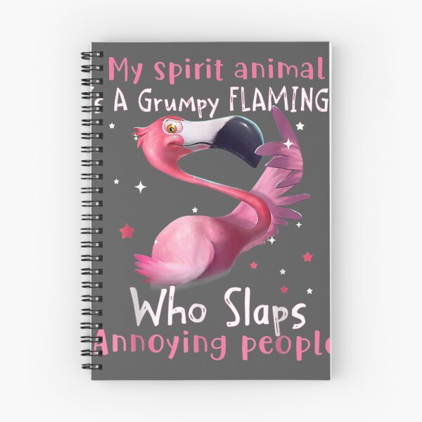 Item preview, My Spirit Animal Is A Grumpy Flamingo designed and sold by saryxyvuk.