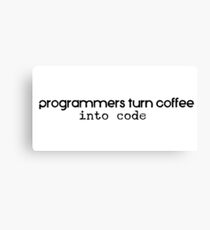 Into Code Canvas Print