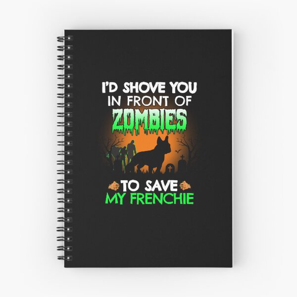 Item preview, Funny Frenchie Zombie Shove Halloween Dog Gift designed and sold by Guarddogdrive.