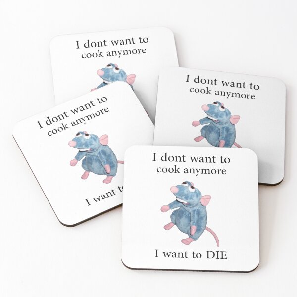 Item preview, i dont want to cook anymore i want to die designed and sold by Cute Shark.
