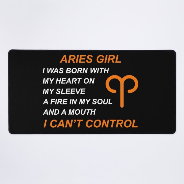 Item preview, Aries Girl I Was Born With My Heart On My Sleeve designed and sold by hoangtrongkhiem.