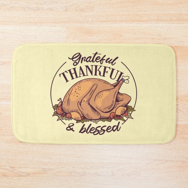 Item preview, Grateful Thankful And Blessed | Thanksgiving Turkey | Autumn Vibes | It’s Fall Yall designed and sold by MJDezigns.
