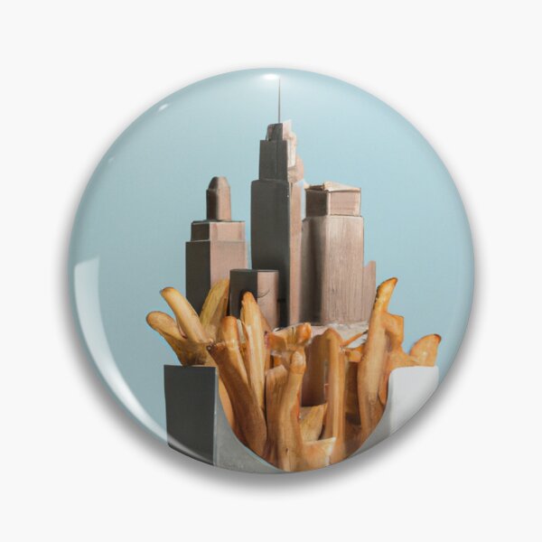 Item preview, French fries in the shape of a buildings designed and sold by Parag's Travel Shop.
