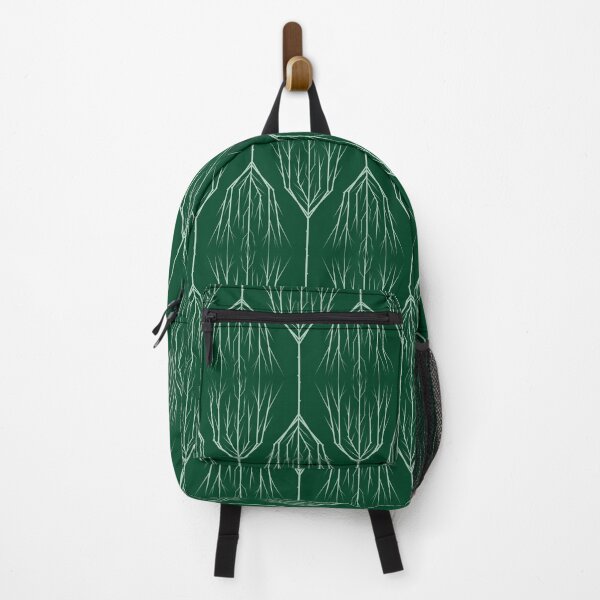 Item preview, Winter Trees - Pistachio on Dark Green designed and sold by Elisa Yinh Creative.
