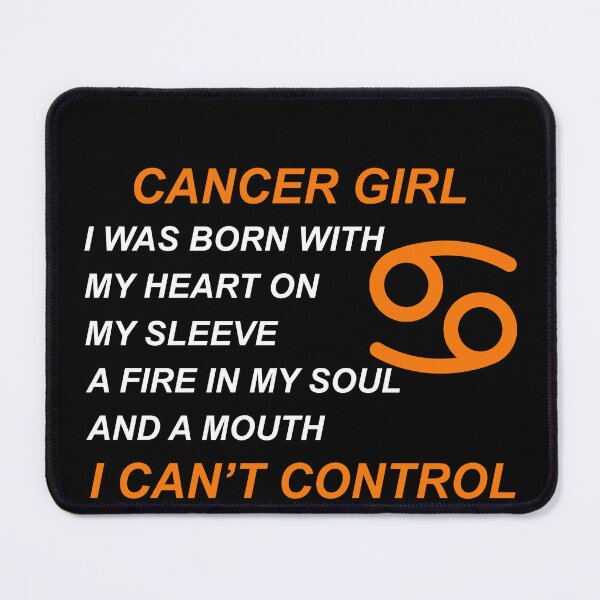Item preview, Cancer Girl I Was Born With My Heart On My Sleeve designed and sold by hoangtrongkhiem.