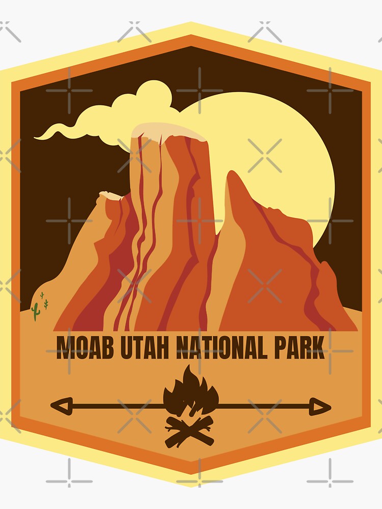 2" Retro Moab Sticker, Decal, Vintage, Travel, Adventure, Arches - Foto 6