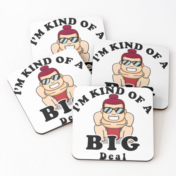 Item preview, Cartoon Style Sumo Design - I'm Kind of a BIG Deal designed and sold by Salukeart.