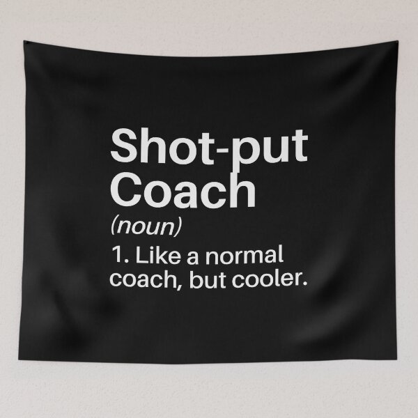 Item preview, Shot-put Coach Funny Definition: Shotput Coach Gift - Shot put Player designed and sold by Adexyl.