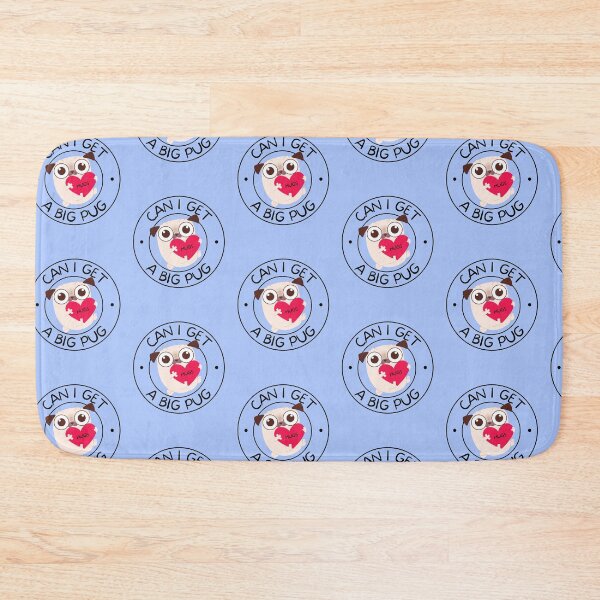 Item preview, Can I Get a Big Pug? Hugging Pug Pun designed and sold by to-esu.