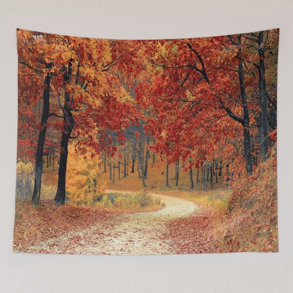 Item preview, Forest Trail in the Fall Landscape designed and sold by EcoArtLab.