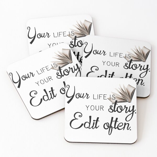 Item preview, Your life is your story. Edit often. designed and sold by Finde.