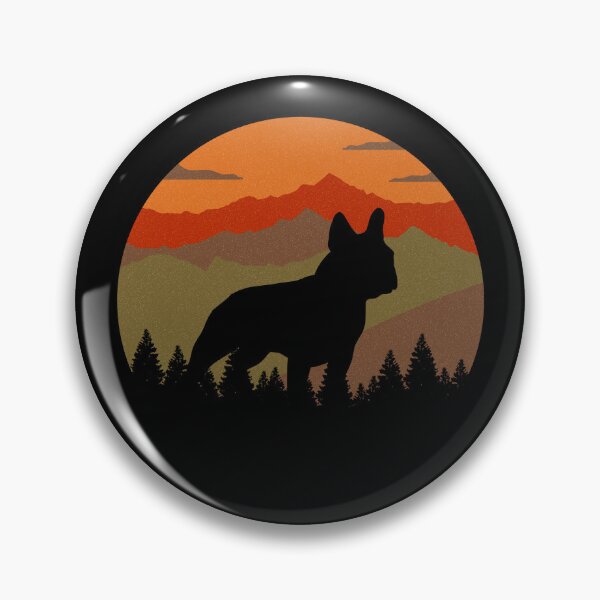 Item preview, Vintage Country Rugged Sky Frenchie Dog Gift  designed and sold by Guarddogdrive.