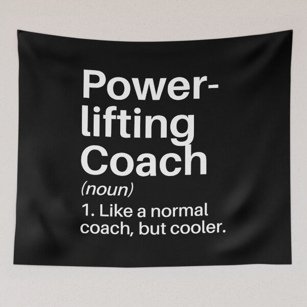 Item preview, Powerlifting Coach Funny Definition: Powerlifting Coach Gift - Gym Workout designed and sold by Adexyl.
