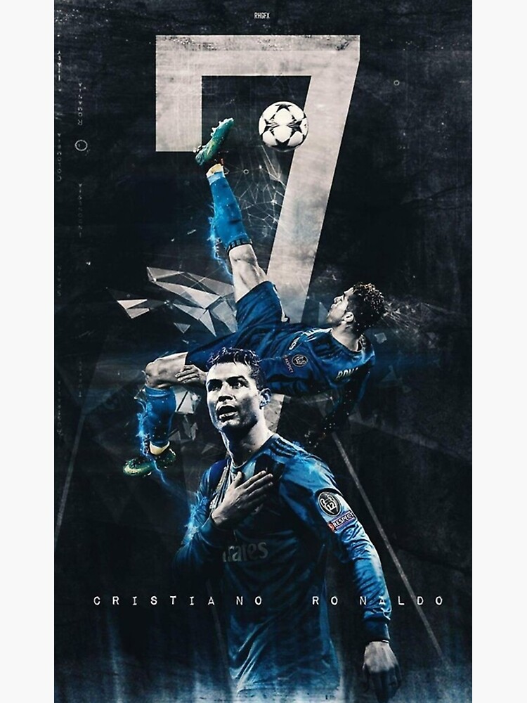 Cristiano Ronaldo - Signed Poster Art Print Artwork - Real Madrid