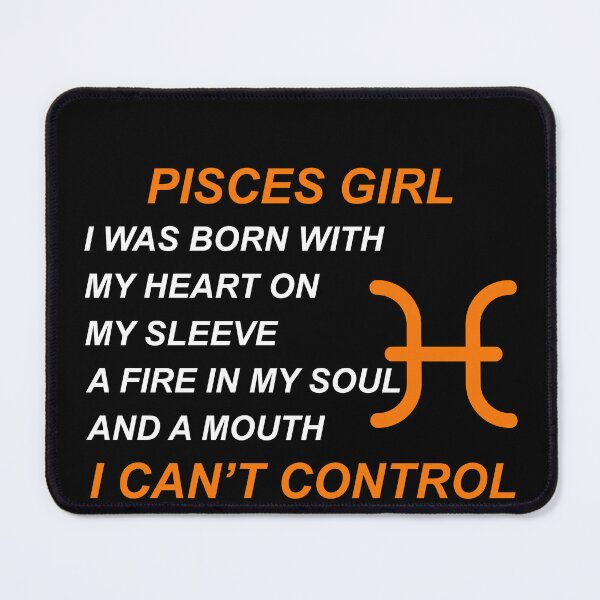 Item preview, Pisces Girl I Was Born With My Heart On My Sleeve designed and sold by hoangtrongkhiem.