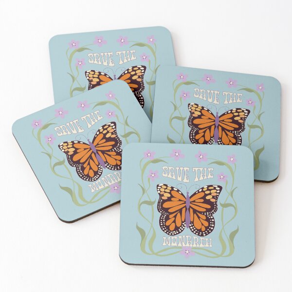 Item preview, Monarch Butterfly 70s  Art Nouveau Design Save the Monarch designed and sold by OliviaGbyKyro.