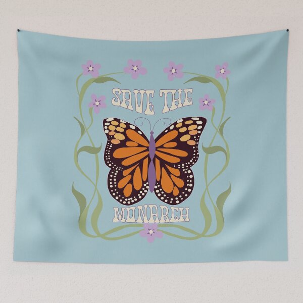 Item preview, Monarch Butterfly 70s  Art Nouveau Design Save the Monarch designed and sold by OliviaGbyKyro.