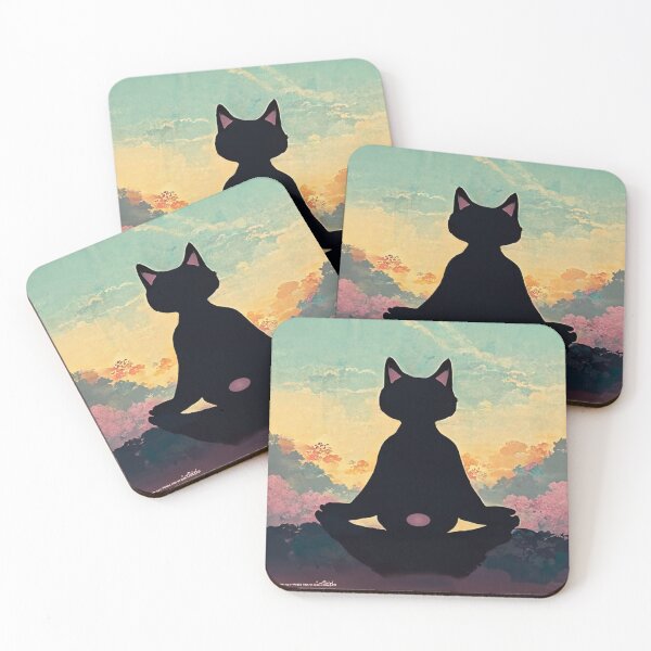 Item preview, Meditation Cat designed and sold by MilesJager.
