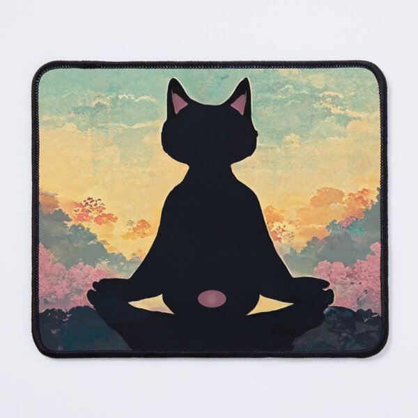 Item preview, Meditation Cat designed and sold by MilesJager.