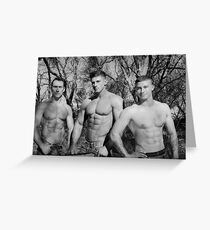 Elite Male Fitness Model - A026 Greeting Card