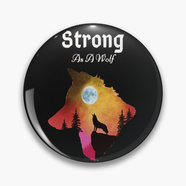 Item preview,  Be Strong As A Wolf  designed and sold by MckinleyArt.