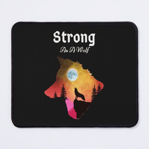 Item preview, Be Strong As A Wolf designed and sold by MckinleyArt.