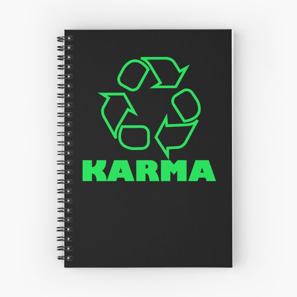 Item preview, Karma Recycle Symbol What Goes Around Comes Around Gear designed and sold by DynamicDesign.