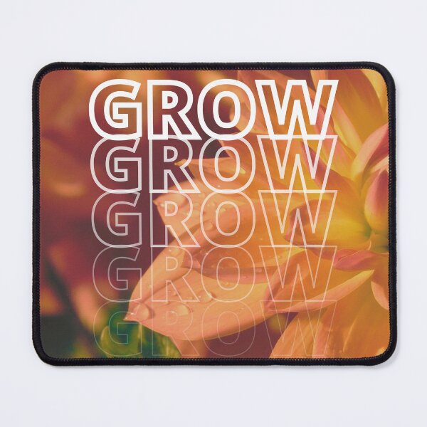 Item preview, GROW (above) - Warm Orange Flowers designed and sold by AliceSLee.