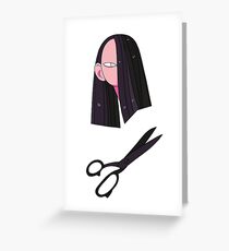 髪様 Greeting Card