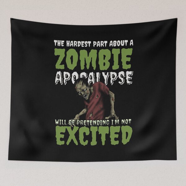 Item preview, Funny Zombie Apocalypse designed and sold by yoshra.