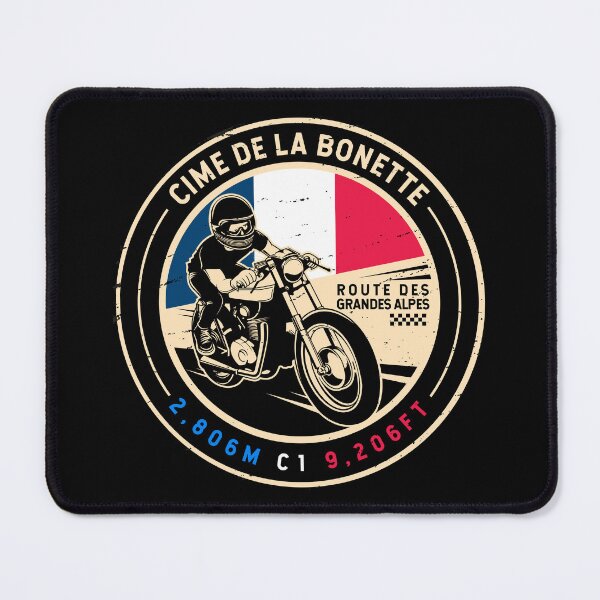 Item preview, Cime de la Bonette | Route des Grandes Alpes | Motorcycle designed and sold by KrisSidDesigns.