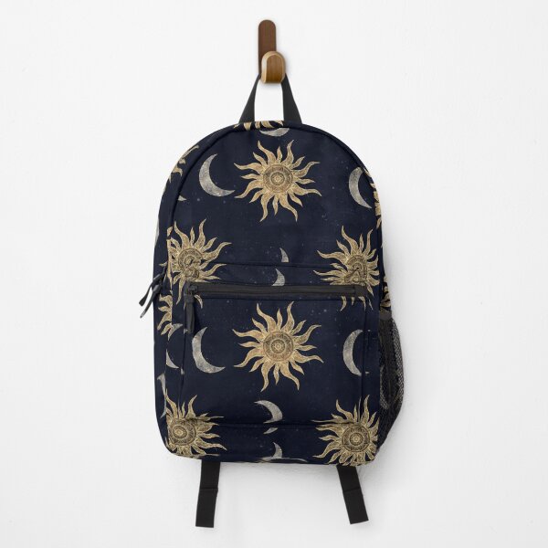 Item preview, Gold Moon Sun Mandala Blue Night Sky Pattern designed and sold by NdesignTrend.