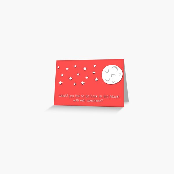 Woof Greeting Card