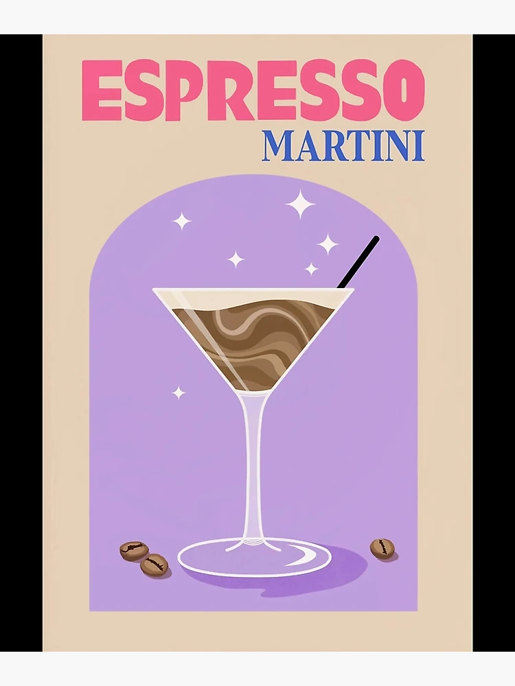 Espresso martini glass Postcard for Sale by morganbethdraws