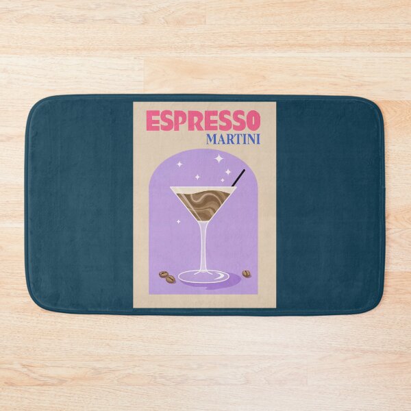 Item preview, Espresso Martini Retro Cocktail Bar Poster designed and sold by CreativeFlareCo.