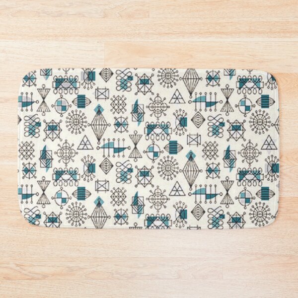 Item preview, Mid-Century Cool Blue Geometry designed and sold by VictorIos.