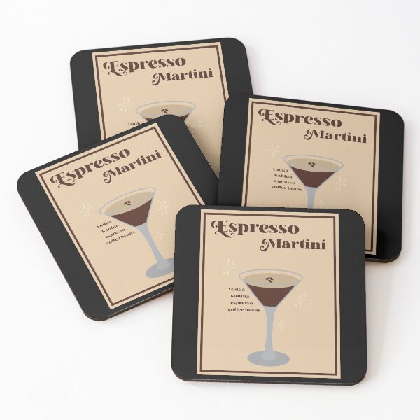 Item preview, Espresso Martini Wall Print designed and sold by CreativeFlareCo.