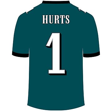 Jalen Hurts Home Jersey Sticker for Sale by designsheaven