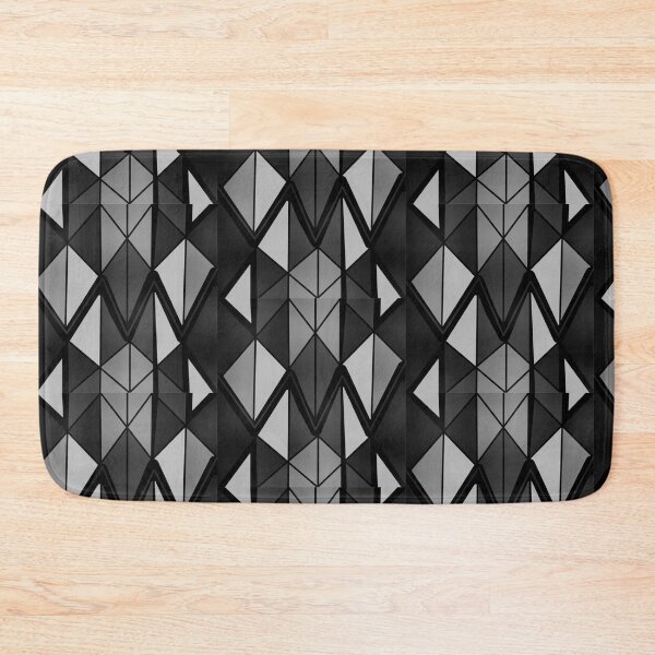 Item preview, Geometrically abstracted triangular newspaper graph  designed and sold by The Onboard  Artist.