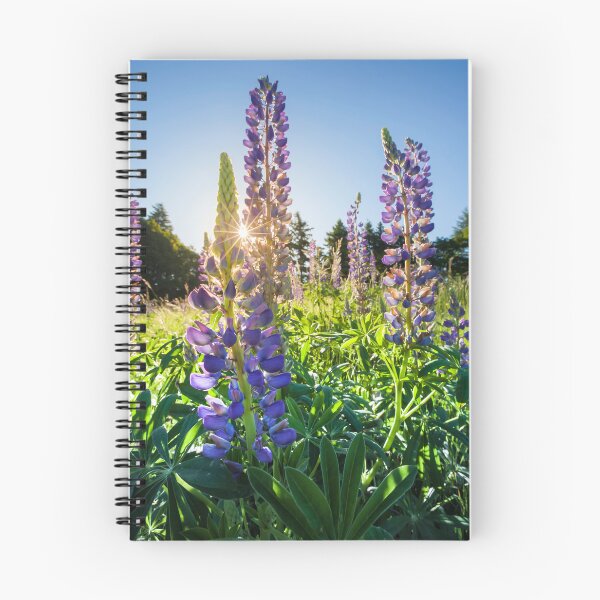 Item preview, Sunset through Purple Lupins designed and sold by CyaniRose.