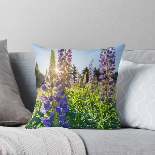 Item preview, Sunset through Purple Lupins designed and sold by CyaniRose.