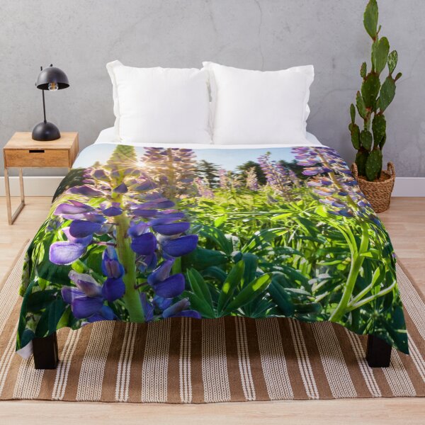 Item preview, Sunset through Purple Lupins designed and sold by CyaniRose.