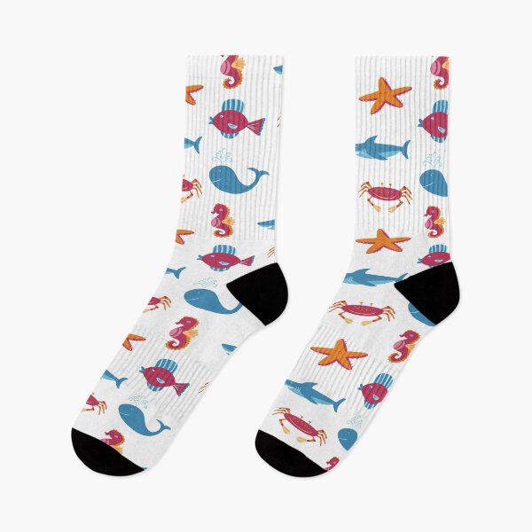 Item preview, High Country Fishing. Pack of Cute Sea Creatures. designed and sold by ImaginedCo.