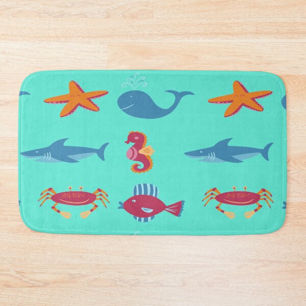 Item preview, High Country Fishing. Pack of Cute Sea Creatures. designed and sold by ImaginedCo.