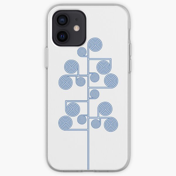 Hypnotic Tree *BLUE* iPhone Soft Case